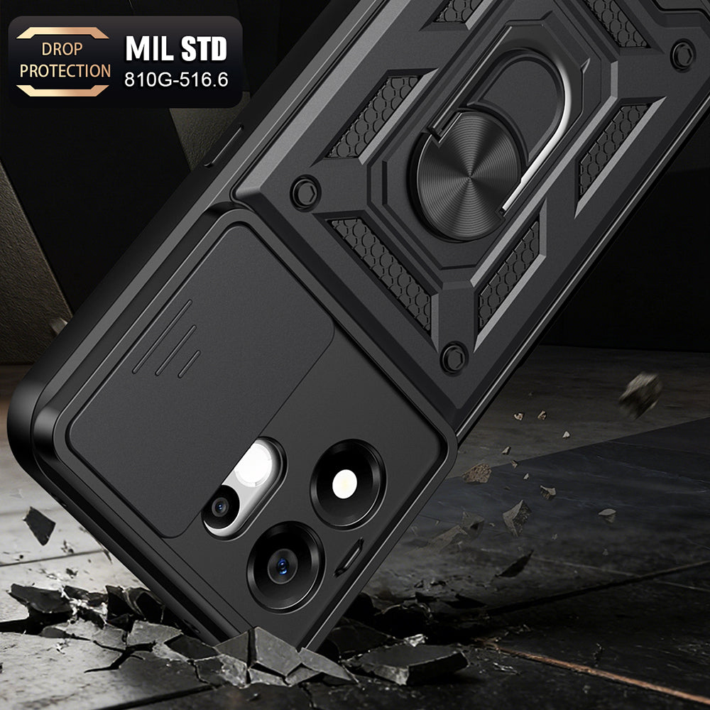 Θήκη για Honor 600 Smart, Techsuit, CamShield, Μπλε