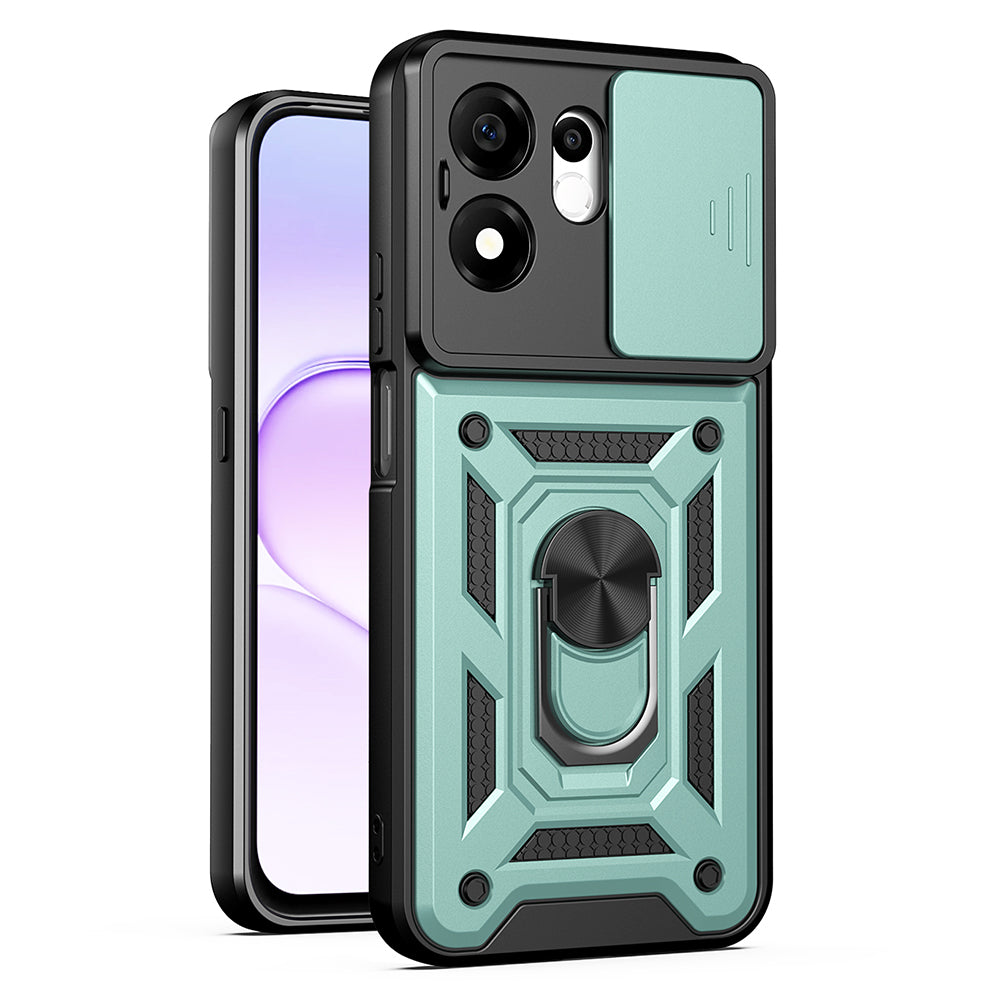 Θήκη για Honor 600 Smart, Techsuit, CamShield, Πράσινο