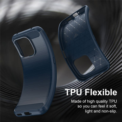 Θήκη για Honor 600 Smart, Techsuit, Carbon, Μπλε