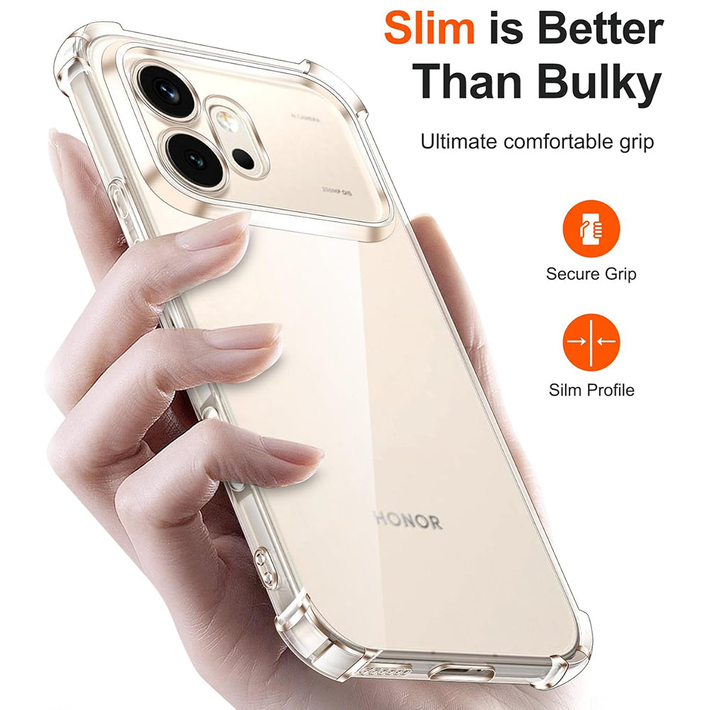 Θήκη για Honor 600, Techsuit, Shockproof Clear, Διαφανής