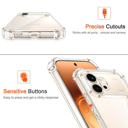 Θήκη για Honor 600, Techsuit, Shockproof Clear, Διαφανής