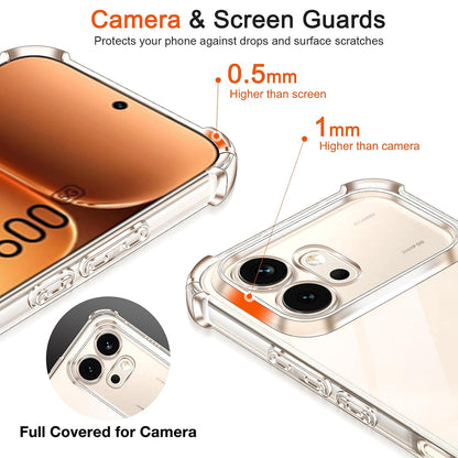 Θήκη για Honor 600, Techsuit, Shockproof Clear, Διαφανής