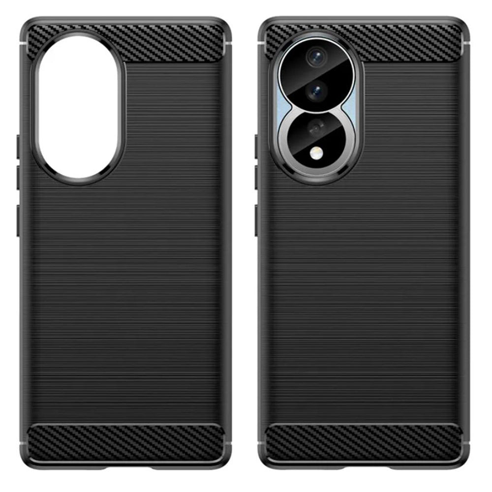 Θήκη για Honor 90 / 80, Techsuit, Carbon, Μαύρο