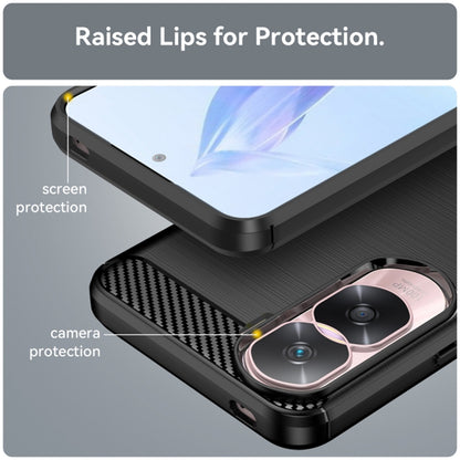 Case for Honor 90 Lite, Techsuit, Carbon, Black