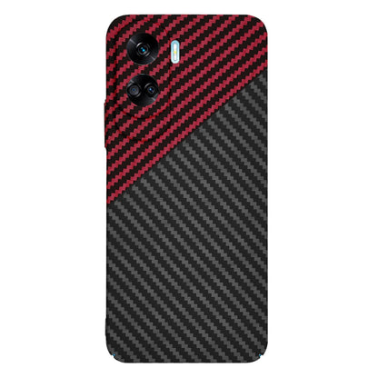 Θήκη για Honor 90 Lite, Techsuit, Carbonite FiberShell, Μαύρο Κόκκινο