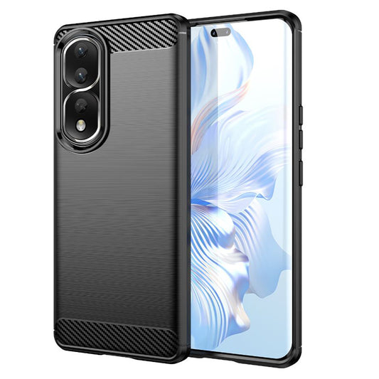 Θήκη για Honor 90 Pro / 80 Pro, Techsuit, Καρμπόν, Μαύρη