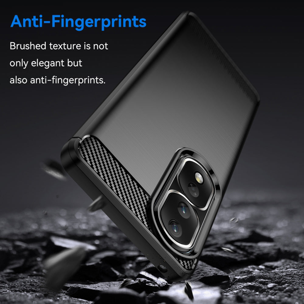 Case for Honor 90 Pro / 80 Pro, Techsuit, Carbon, Black