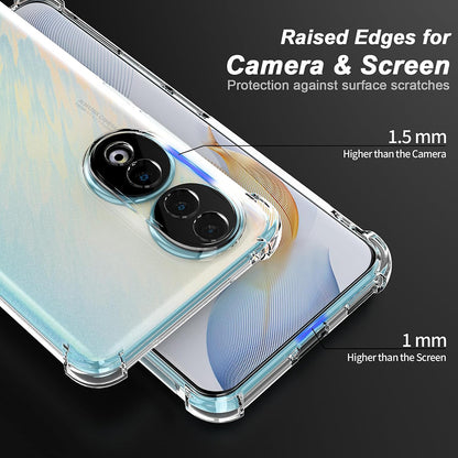 Θήκη για Honor 90 Pro, Techsuit, Ανθεκτική σε Κρούσεις Διαφανής, Διάφανη