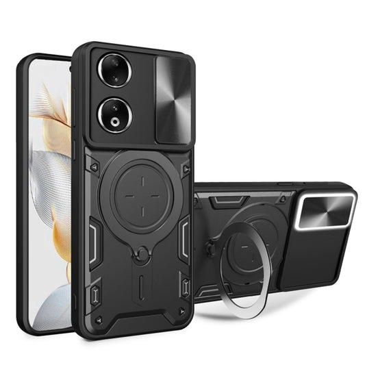 Θήκη για Honor 90, Techsuit, CamGuard Pro, Μαύρο
