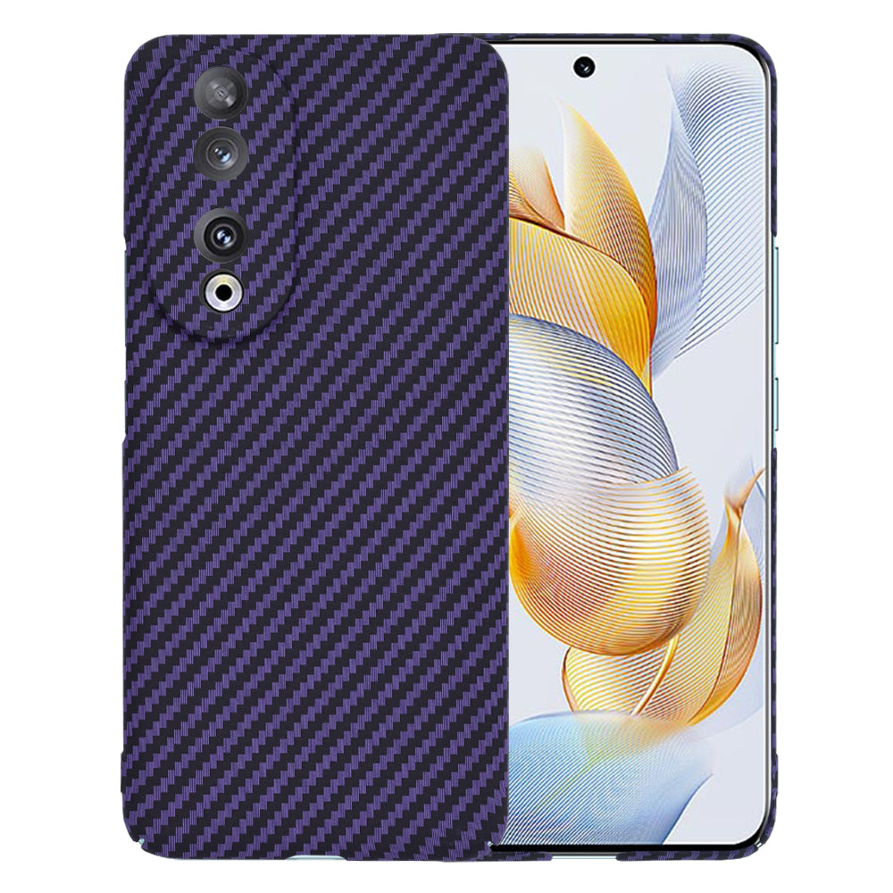 Θήκη για Honor 90, Techsuit, Carbonite FiberShell, Μωβ