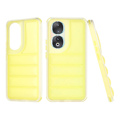 Θήκη για Honor 90, Techsuit, Wave Shield, Κίτρινη
