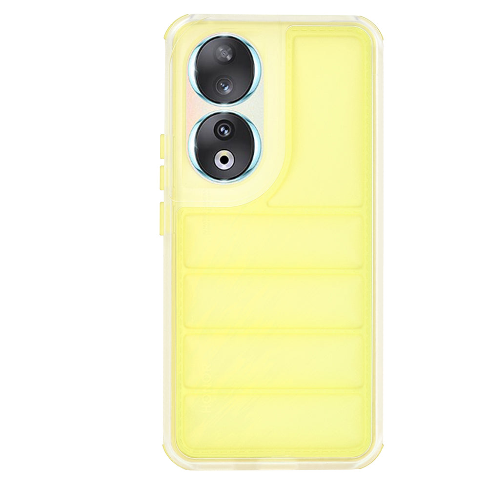 Θήκη για Honor 90, Techsuit, Wave Shield, Κίτρινη