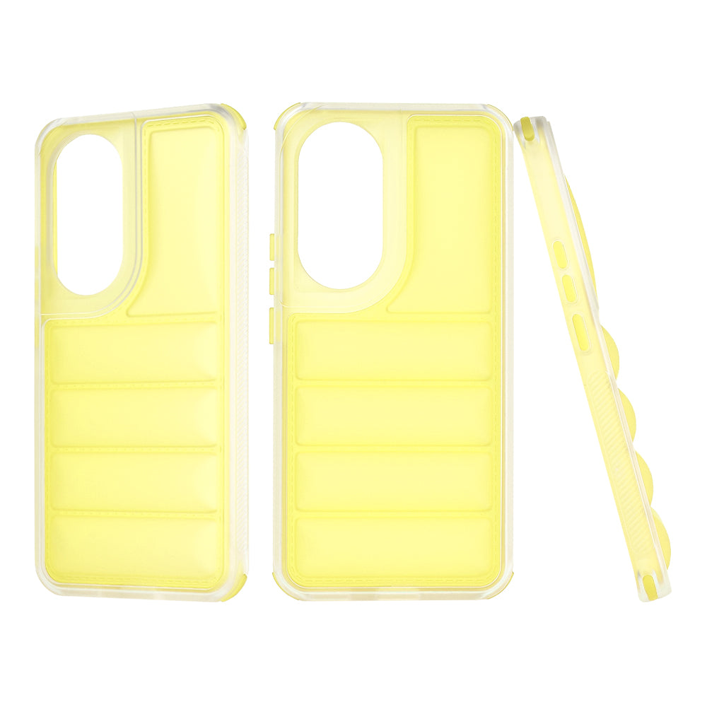 Θήκη για Honor 90, Techsuit, Wave Shield, Κίτρινη