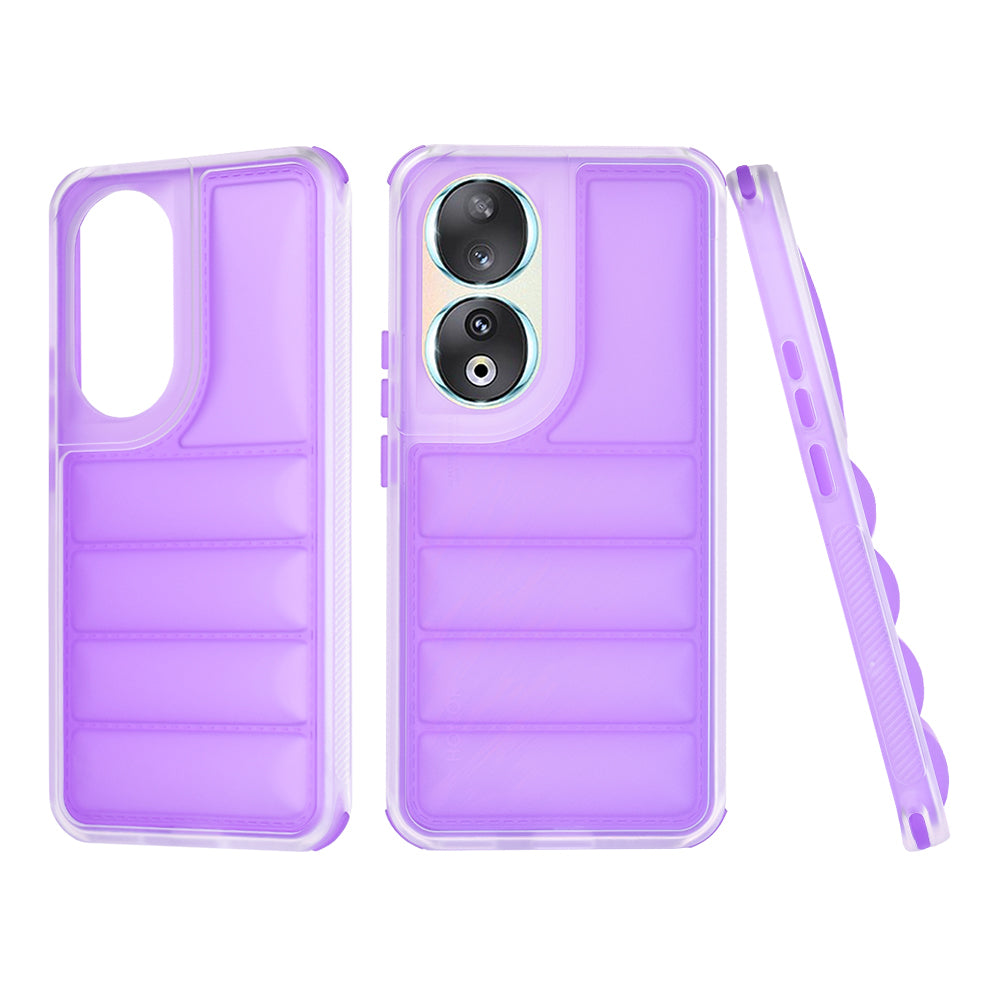 Θήκη για Honor 90, Techsuit, Wave Shield, Μωβ