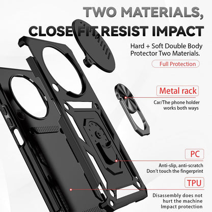 Θήκη για Honor Magic5 Lite, Techsuit, CamShield, Μαύρο