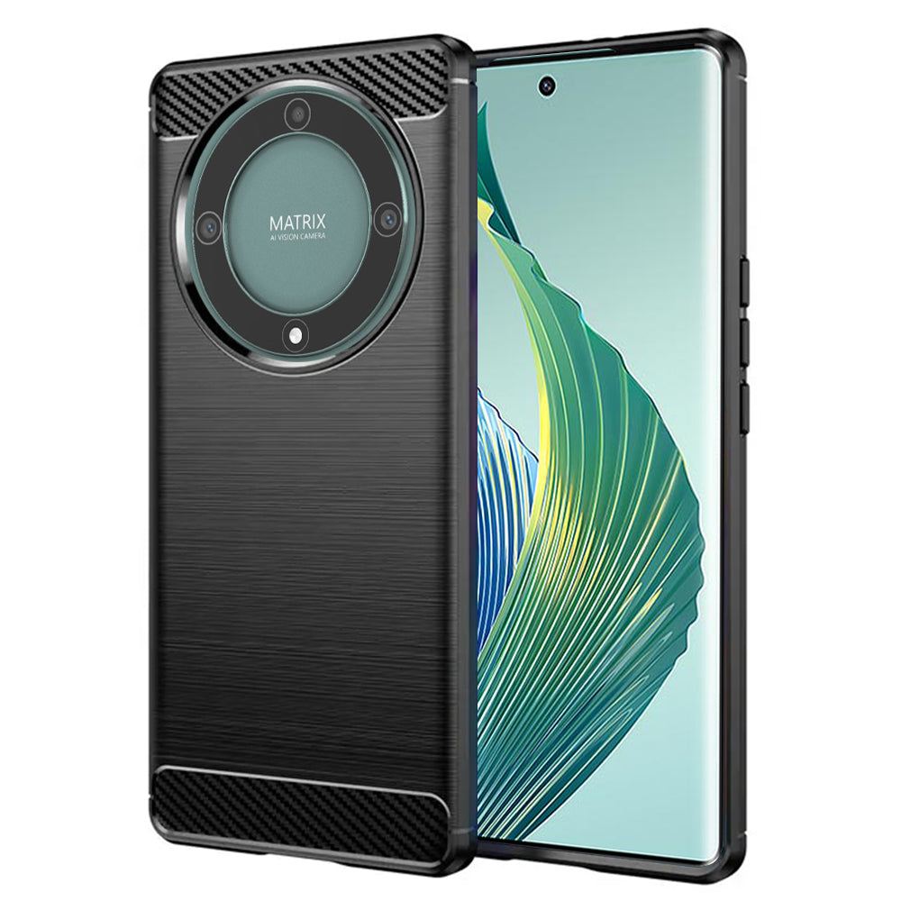 Θήκη για Honor Magic5 Lite, Techsuit, Carbon, Μαύρο