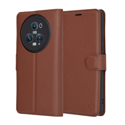 Θήκη για Honor Magic5 Pro, Techsuit, Leather Folio, Καφέ