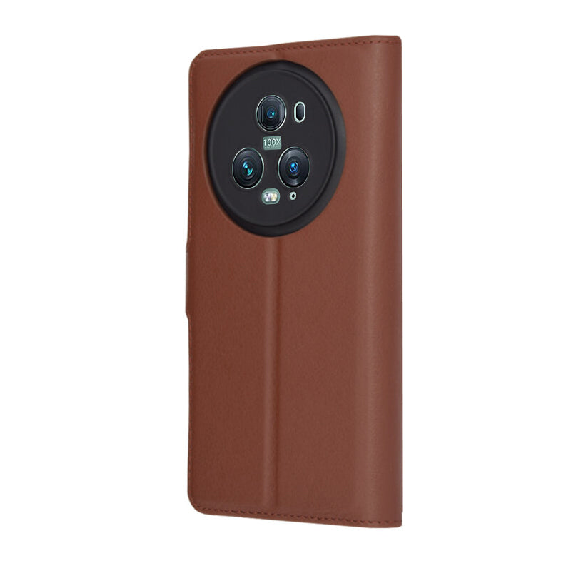 Θήκη για Honor Magic5 Pro, Techsuit, Leather Folio, Καφέ