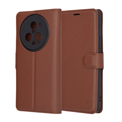 Θήκη για Honor Magic5 Pro, Techsuit, Leather Folio, Καφέ