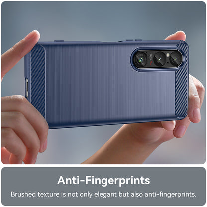 Θήκη για Honor Magic6 Lite, Techsuit, Καρμπόν, Μπλε