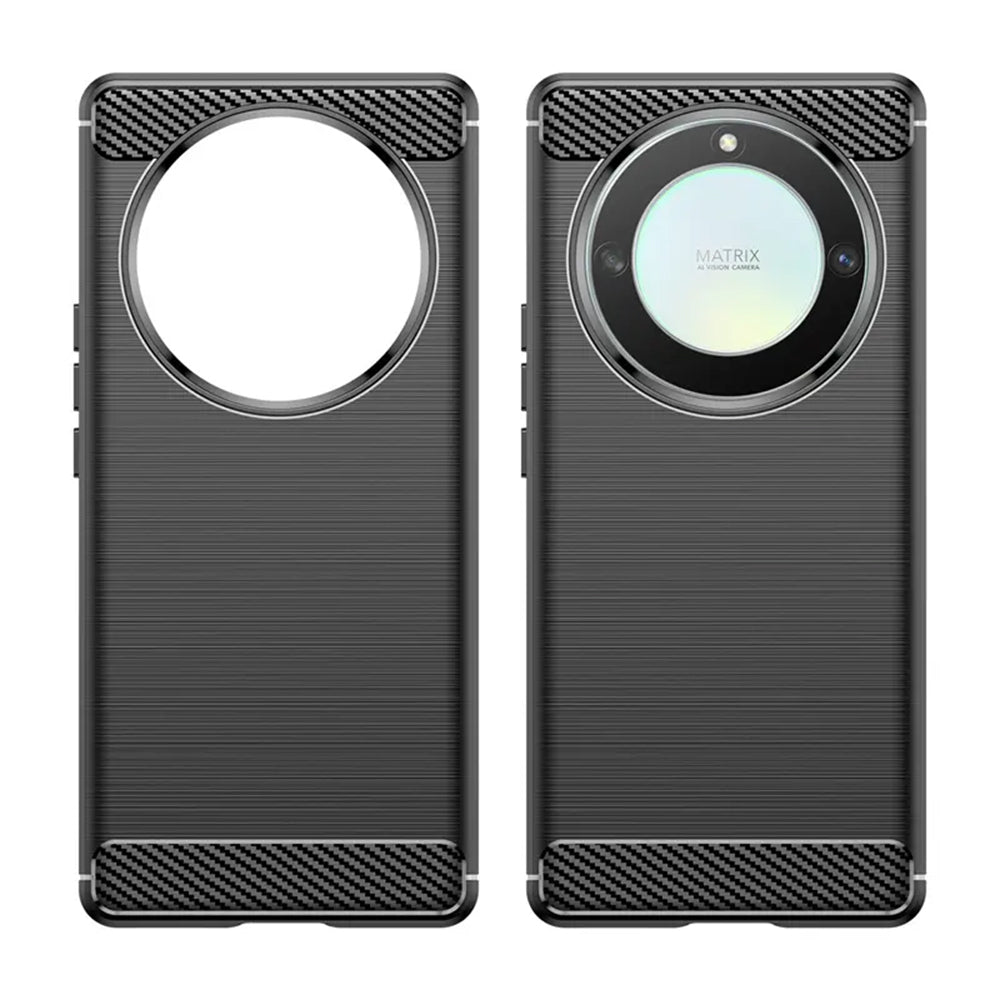 Θήκη για Honor Magic6 Lite, Techsuit, Carbon, Μαύρο