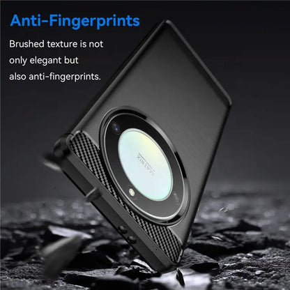 Θήκη για Honor Magic6 Lite, Techsuit, Carbon, Μαύρο