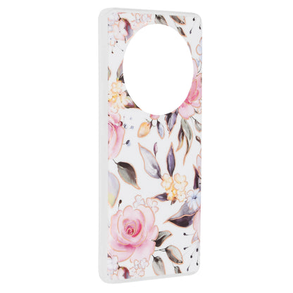 Θήκη για Honor Magic6 Lite, Techsuit, Marble, Λευκό