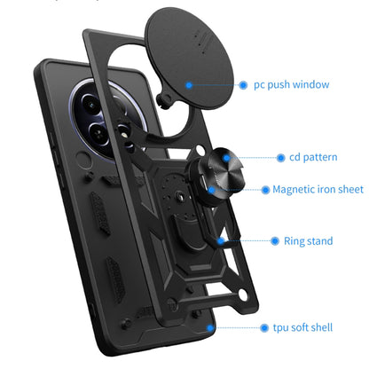 Case for Honor Magic6 Pro, Techsuit, CamShield, Black