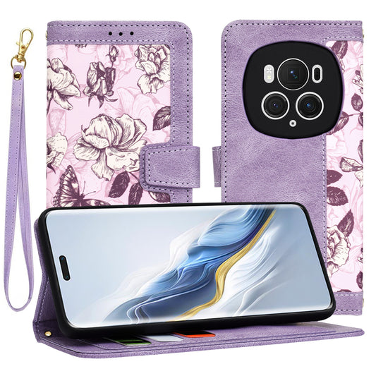 Θήκη για Honor Magic6 Pro, Techsuit, FlipCraft, Μωβ