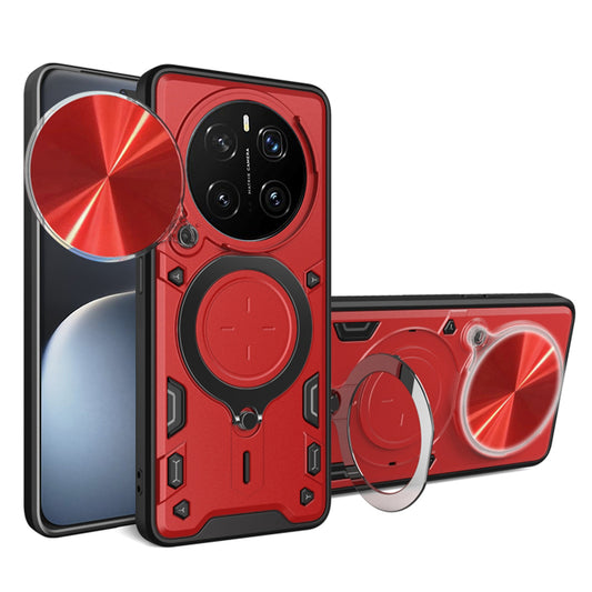 Θήκη για Honor Magic7 Pro, Techsuit, CamGuard Pro, Κόκκινο