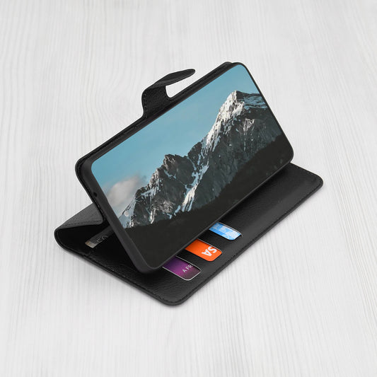 Θήκη για Honor Magic7 Pro, Techsuit, Leather Folio, Μαύρο