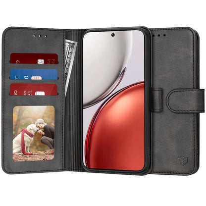 Θήκη για Honor Magic8 Lite, Techsuit, Diary Book, Μαύρη