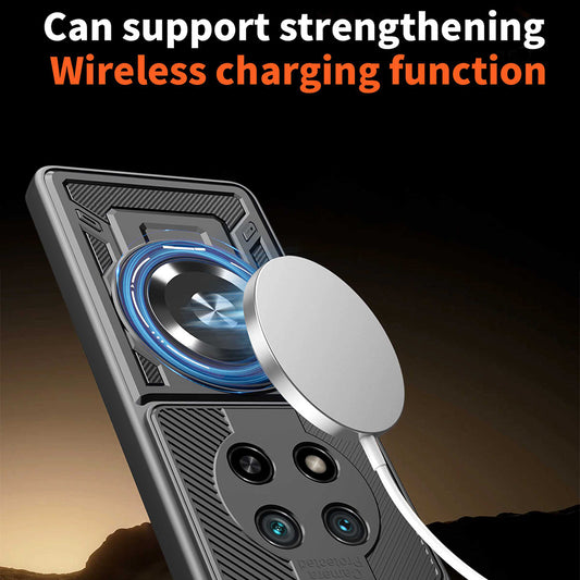 Θήκη για Honor Magic8 Lite, Techsuit, RuggedCam, Μαύρη