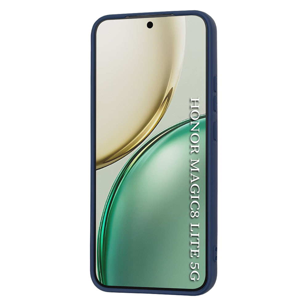 Θήκη για Honor Magic8 Lite, Techsuit, SoftFlex, Μπλε Ναυτικό