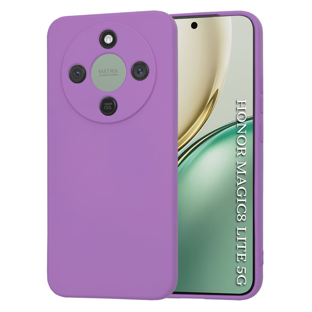 Θήκη για Honor Magic8 Lite, Techsuit, SoftFlex, Μωβ