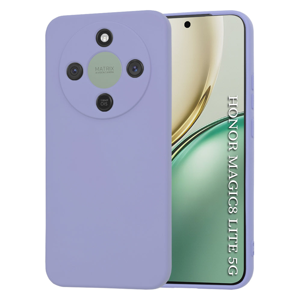 Θήκη για Honor Magic8 Lite, Techsuit, SoftFlex, Ανοιχτό Μωβ