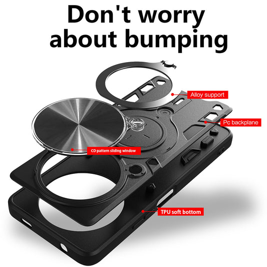 Θήκη για Honor Magic8 Pro, Techsuit, CamGuard Pro, Κόκκινη