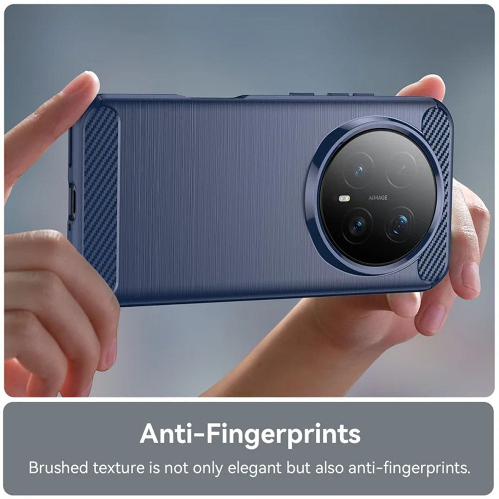 Θήκη για Honor Magic8 Pro, Techsuit, Καρμπόν, Μπλε