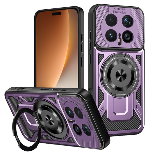 Θήκη για Honor Magic8 Pro, Techsuit, RuggedCam, Μωβ
