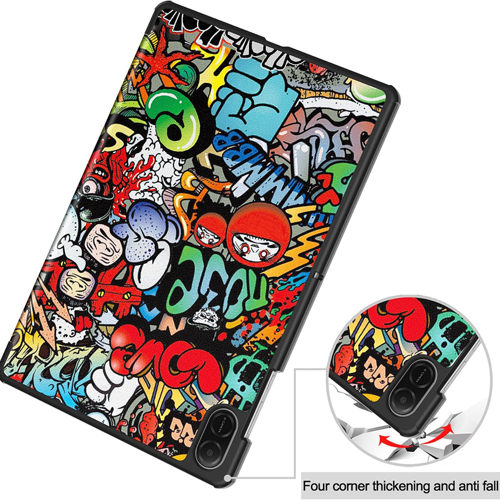 Case for Honor Pad X8a, Techsuit, FoldPro Urban Vibe, Multicolor
