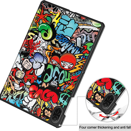 Case for Honor Pad X8a, Techsuit, FoldPro Urban Vibe, Multicolor