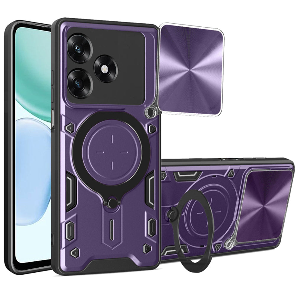 Case for Honor X5c Plus, Techsuit, CamGuard Pro, Purple