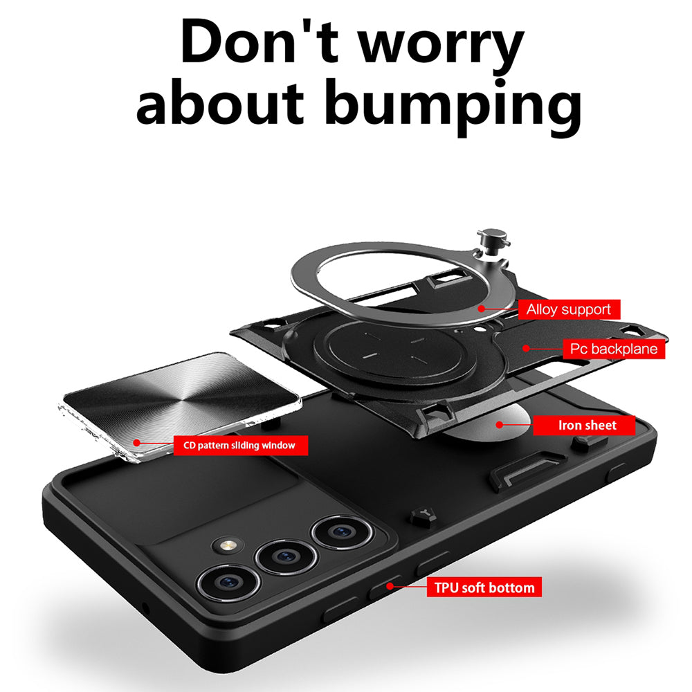 Case for Honor X5c Plus, Techsuit, CamGuard Pro, Purple