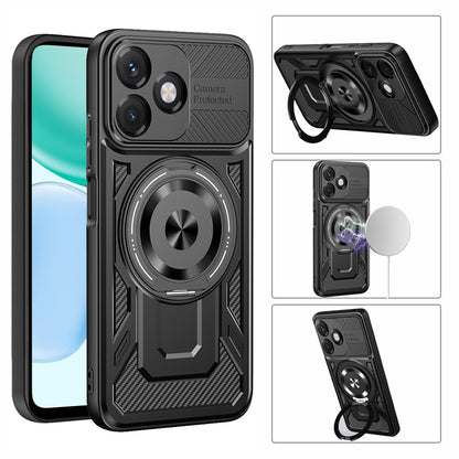 Case for Honor X5c Plus, Techsuit, RuggedCam, Black