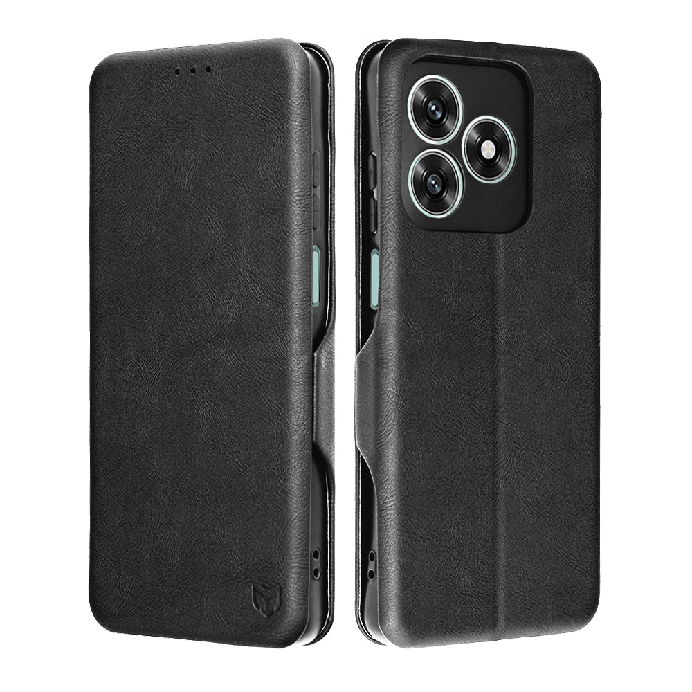 Θήκη για Honor X5c Plus, Techsuit, Safe Wallet Plus, Μαύρη