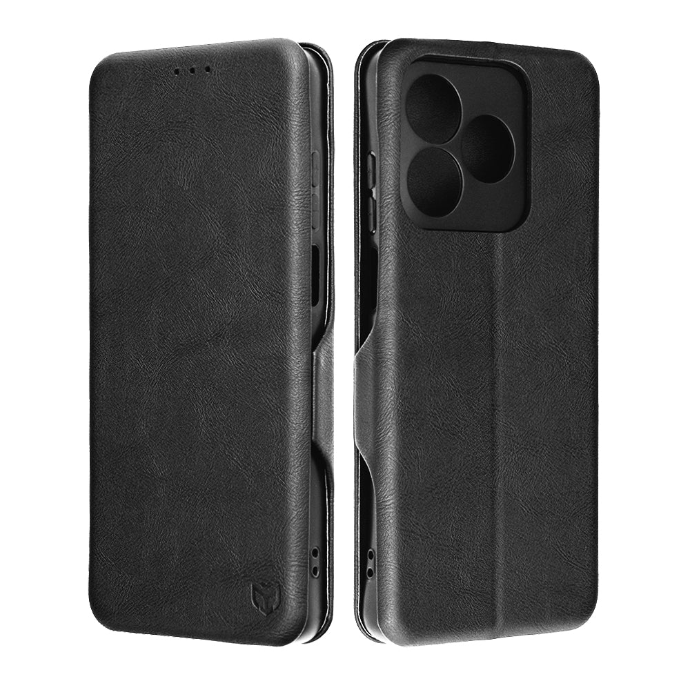 Θήκη για Honor X5c Plus, Techsuit, Safe Wallet Plus, Μαύρη