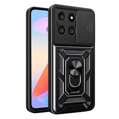 Θήκη για Honor X6a, Techsuit, CamShield, Μαύρη