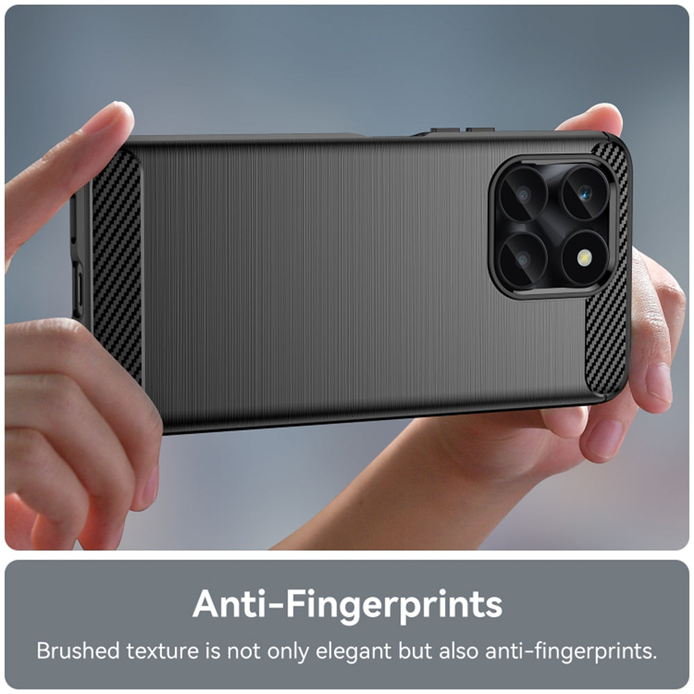 Θήκη για Honor X6a, Techsuit, Carbon, Μαύρο
