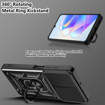 Case for Honor X7a, Techsuit, CamShield, Black