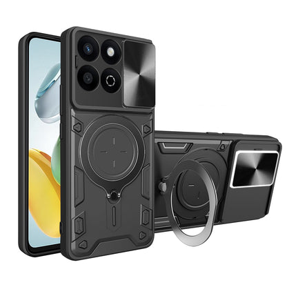 Case for Honor X7c / 200 Smart, Techsuit, CamGuard Pro, Black